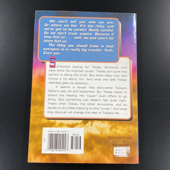 Animorphs #23: The Pretender by K. A. Applegate - Scholastic Paperback Novel - Picture 2 of 6